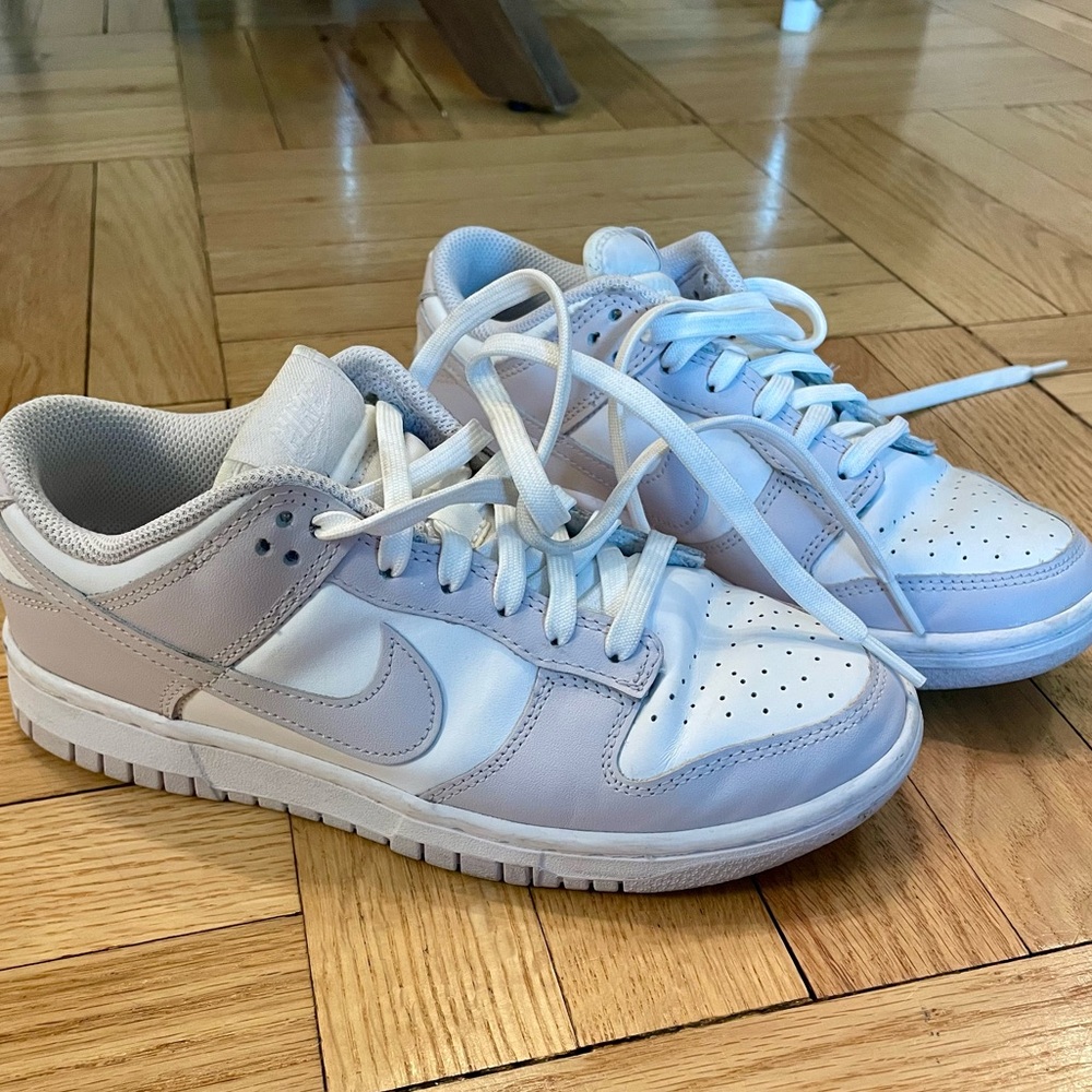 Nike White and lavender Sneakers